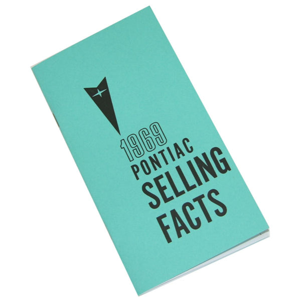 1969 Pontiac (All Models) Selling Facts Booklet 1pc