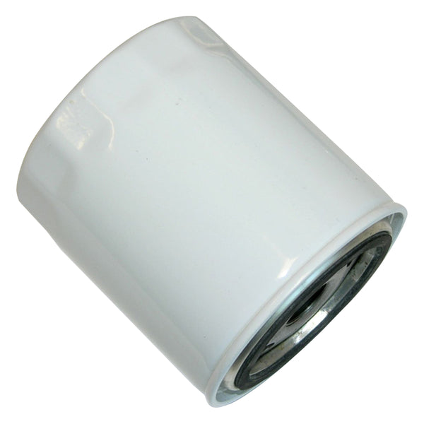 1967-74 GM PF24 Oil Filter - White, no writing or logo.