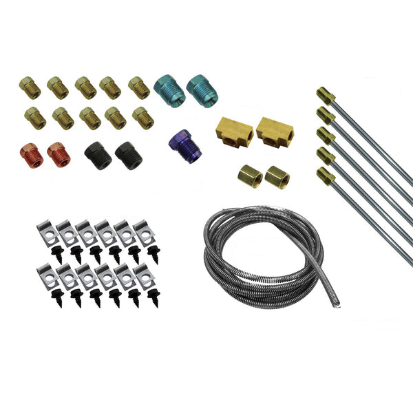 DIY Brake Plumbing Kit For Mopars Includes Tube And Hardware OE Steel