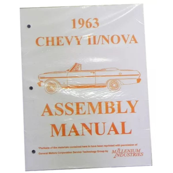 1963 Chevrolet Nova Chevy II Factory Assembly Manual