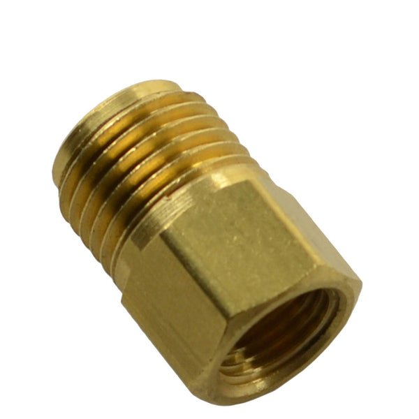 Brass Adapter Male 9/16"-18 to Female 7/16"-24