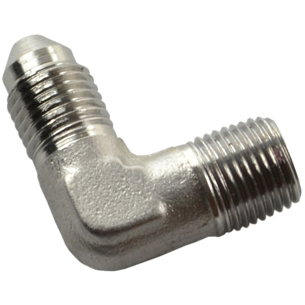 1/8" to -3AN Elbow - Stainless