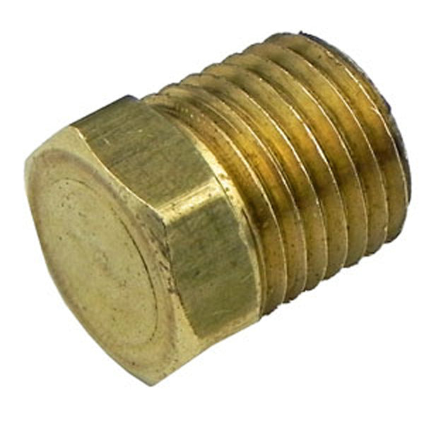 1/4" NPT Male Plug Brass