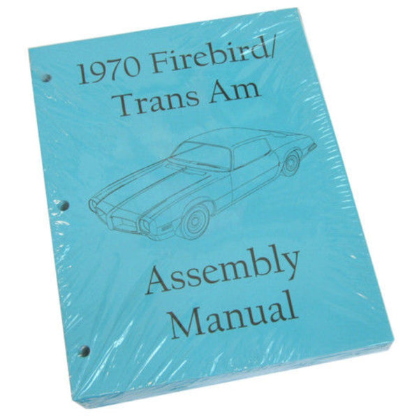 1970 Pontiac Firebird Trans Am Factory Assembly Manual