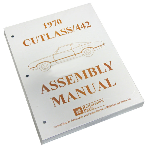 Factory Assembly Manual 1970 Cutlass
