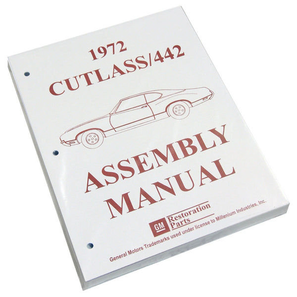 Factory Assembly Manual 1972 Cutlass