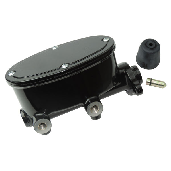 Black - GM Wilwood Style Oval Master Cylinder, 1-1/8" bore