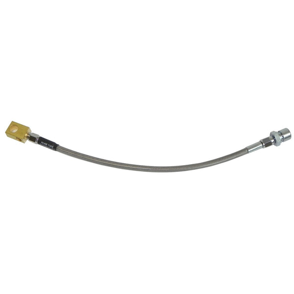 1969-72 GM A-Body, 1967 GM F-Body Rear Rubber Brake Hose w/ Tee, Stainless