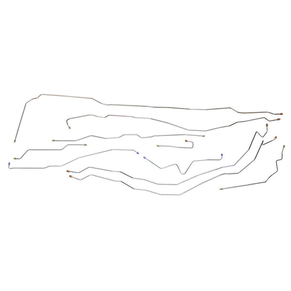 1999-06 Chevrolet GMC 2/4WD 2500HD 3500 All Cab & Bed Lengths Complete Brake Line Kit, Stainless