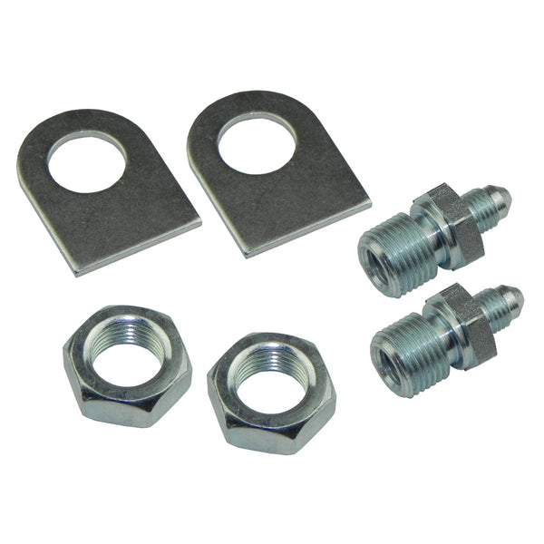 Bracket Kits - Threaded Hose Adapter Female 3/16" Inverted Flair to 3 AN Male 6pc
