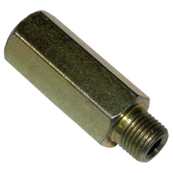 Tube Nut 10mmX1.0 Long Hex For 3/16 Tube Gold Zinc